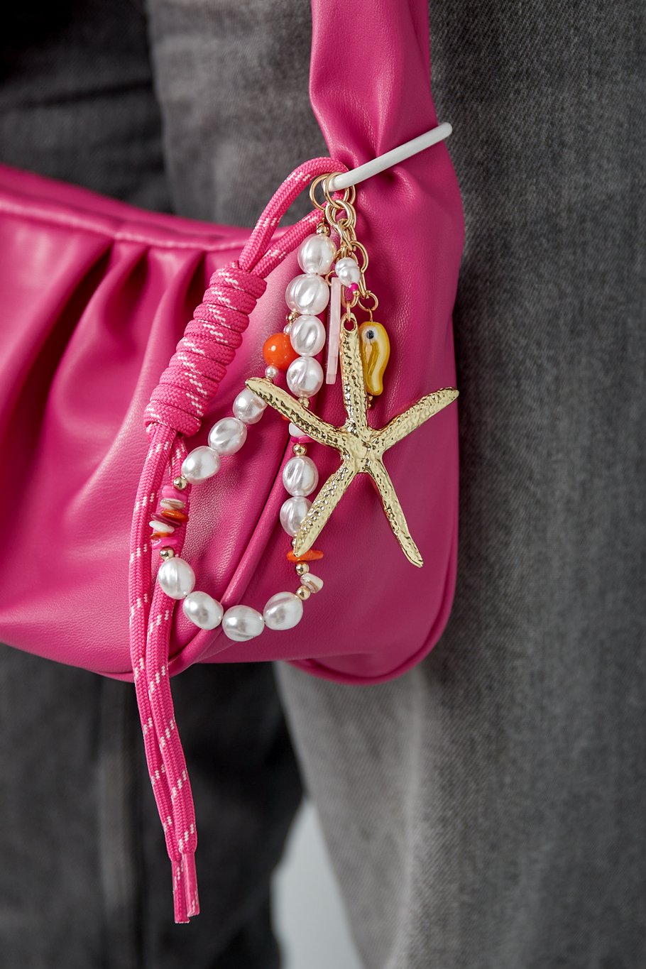 Ocean Bagcharm Fuchsia