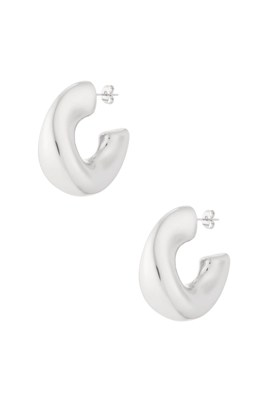 Chunky Hoops Oorbellen