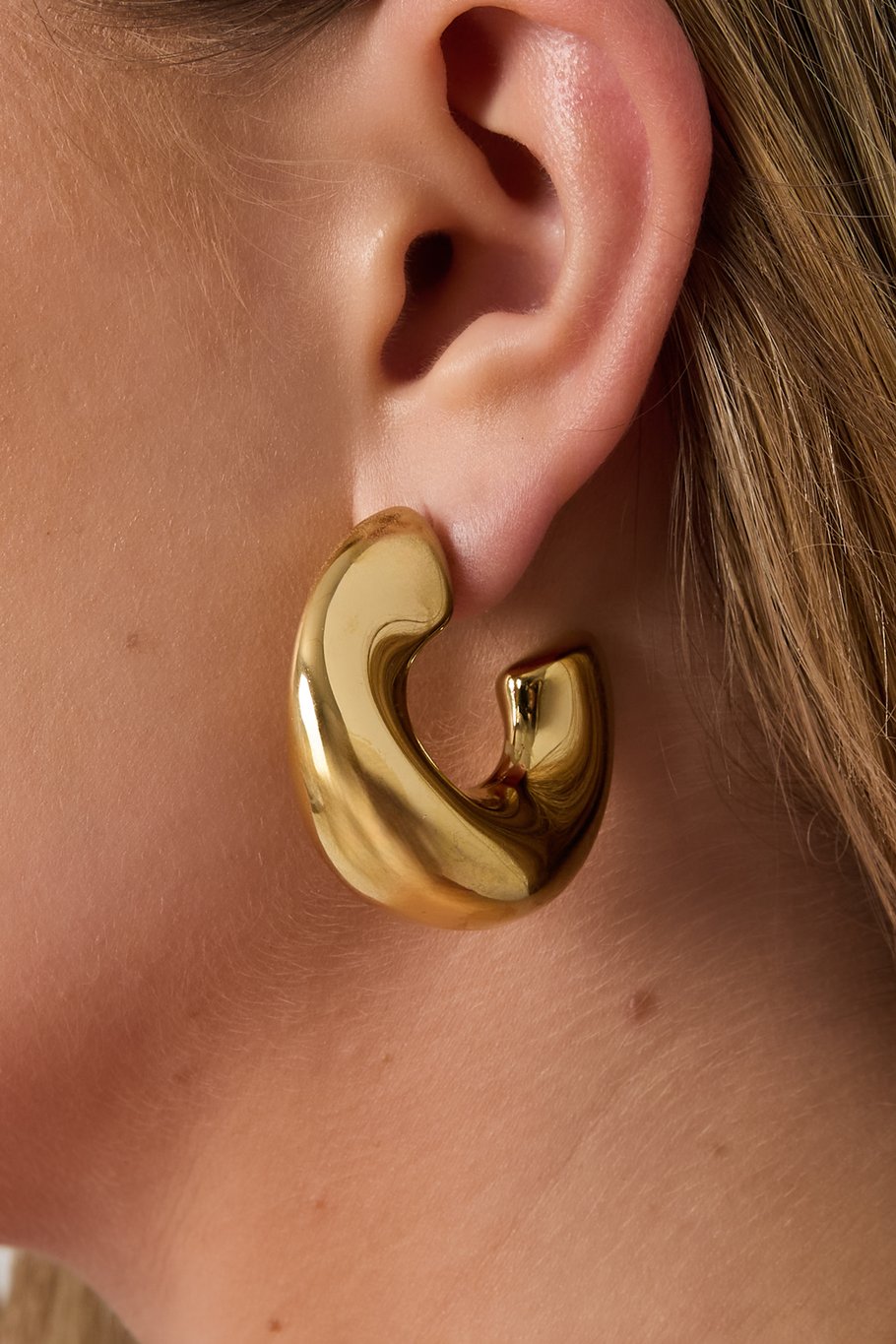 Chunky Hoops Oorbellen