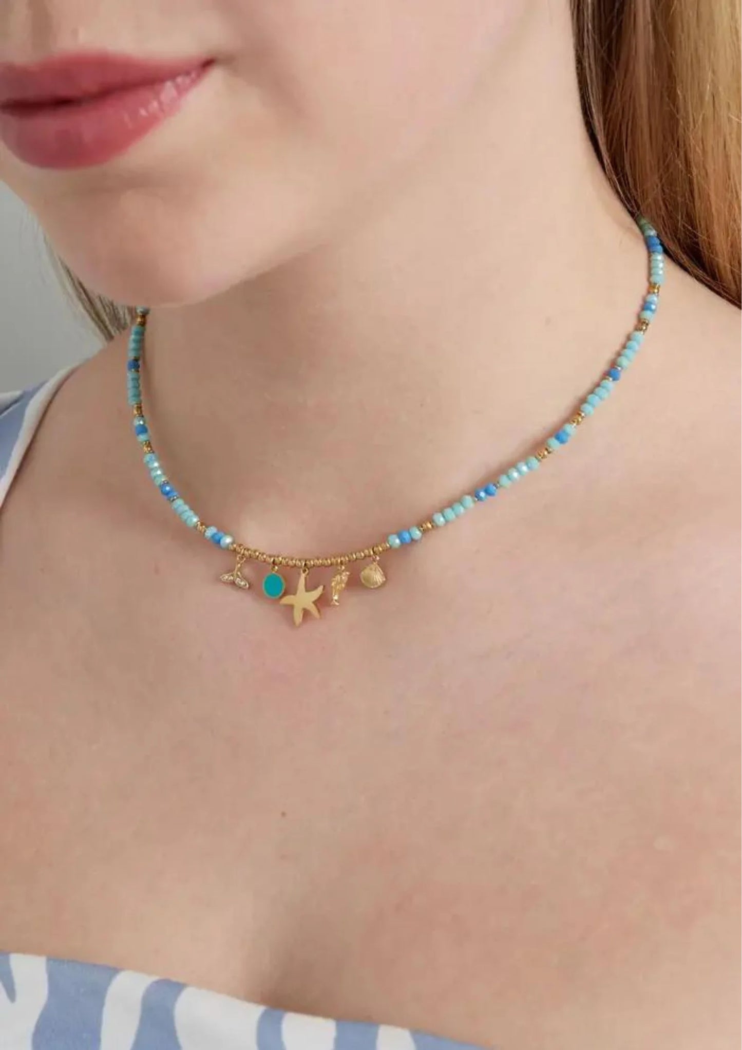 Blue Mermaid Ketting