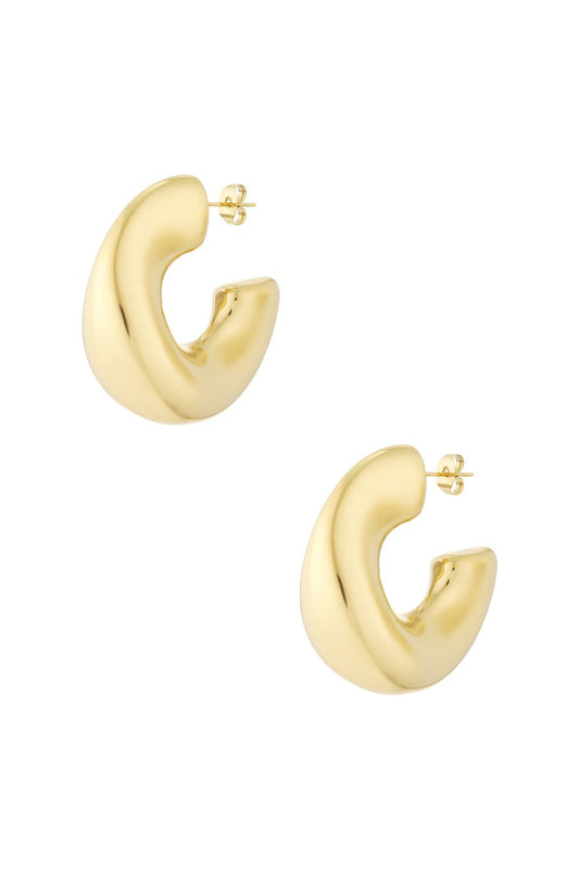 Chunky Hoops Oorbellen