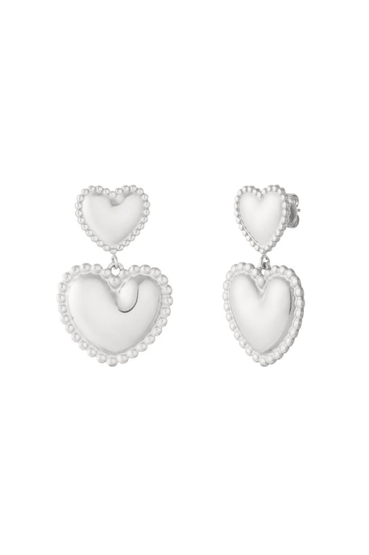 Mila Heart Oorbellen