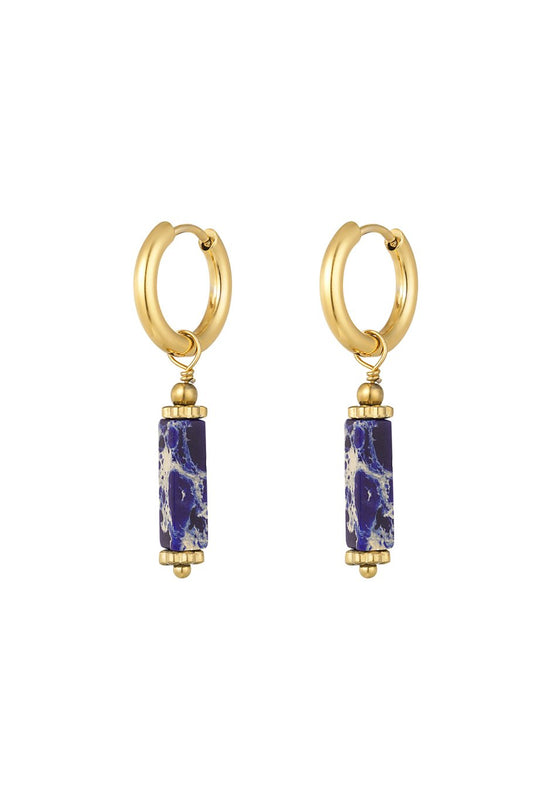 Royal Stone Oorbellen