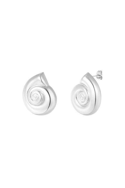 Swirly Shell Oorbellen