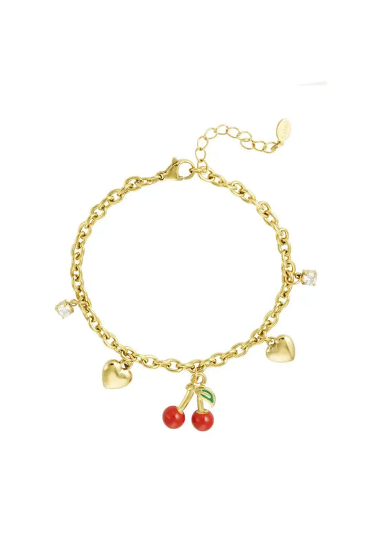 Cherry Charm Armband