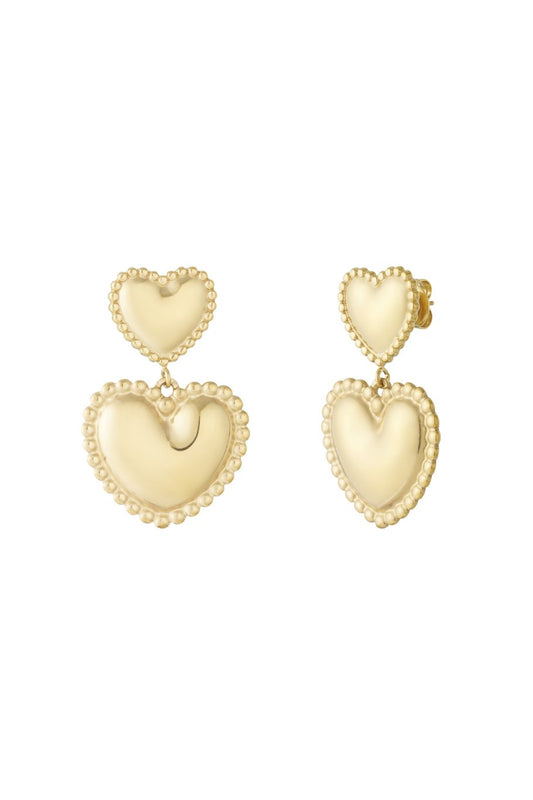 Mila Heart Oorbellen